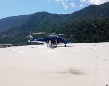 Predaja pacienta na heliportu